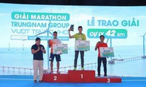 Kết quả cuộc đua marathon Trung Nam ‘Vượt trùng khơi’ 2022
